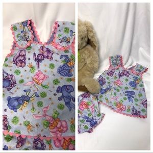 🐰 Adorable Artisanal Bunny Motif Spring Outfit💕